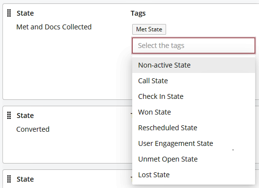 Using Tags for Lead States